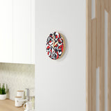 MCM Office, Wooden Wall Clock